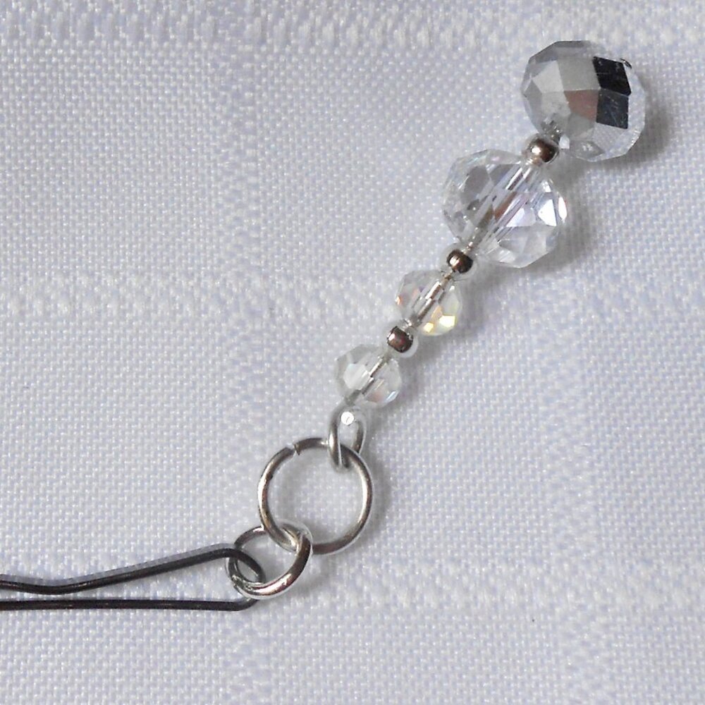 No 10. Beads on interchangeable rings for hairpins or elastic bands X3 -handmade